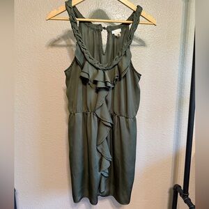 Rubber Ducky Productions Olive Ruffle Mini Dress